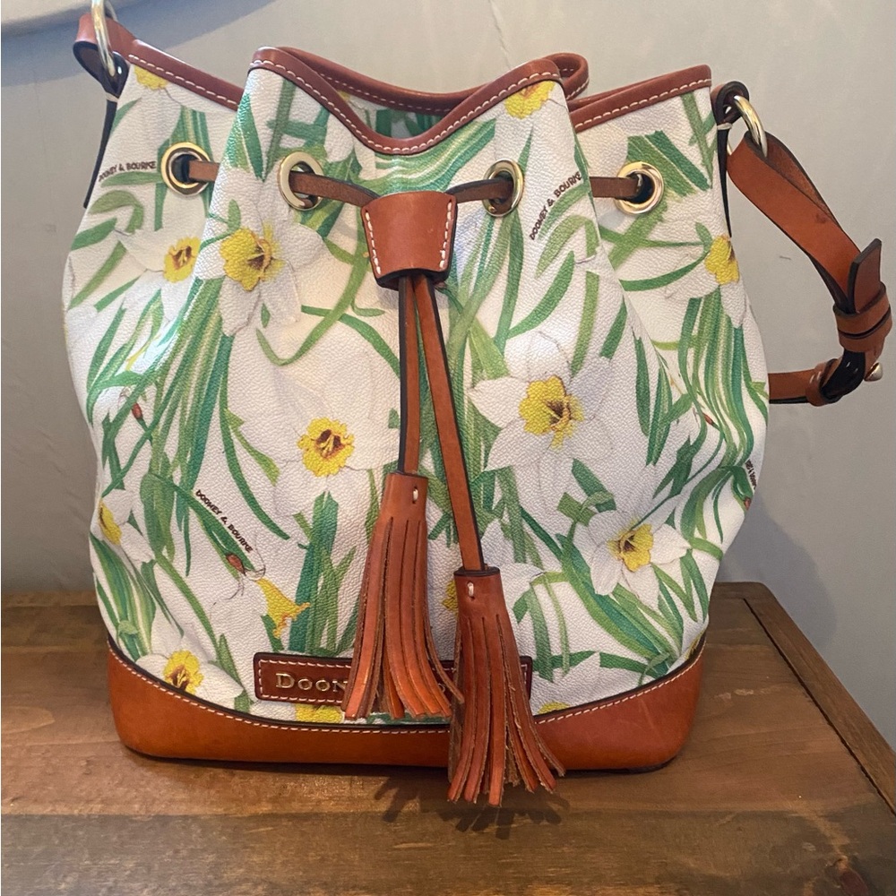 Dooney & Bourke Daffodil Drawstring Bucket Bag